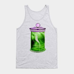 Thunder & lightning hurricane acrylic painting Tank Top